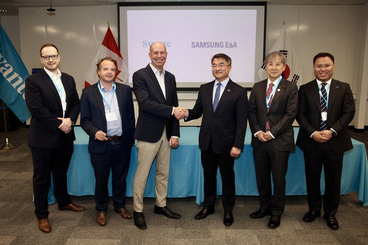 Samsung backing for Svante, as filter plant opens