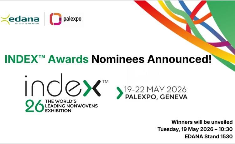 EDANA unveils nominees for INDEX 2026 awards