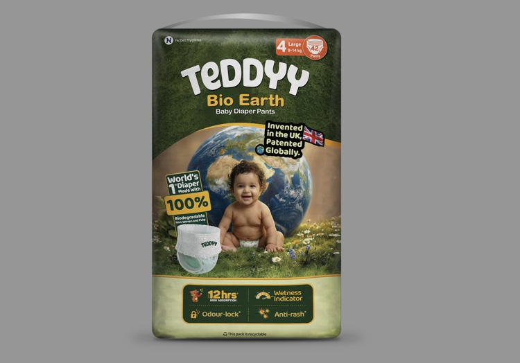 Nobel Hygiene launches ‘most biodegradable’ baby diaper