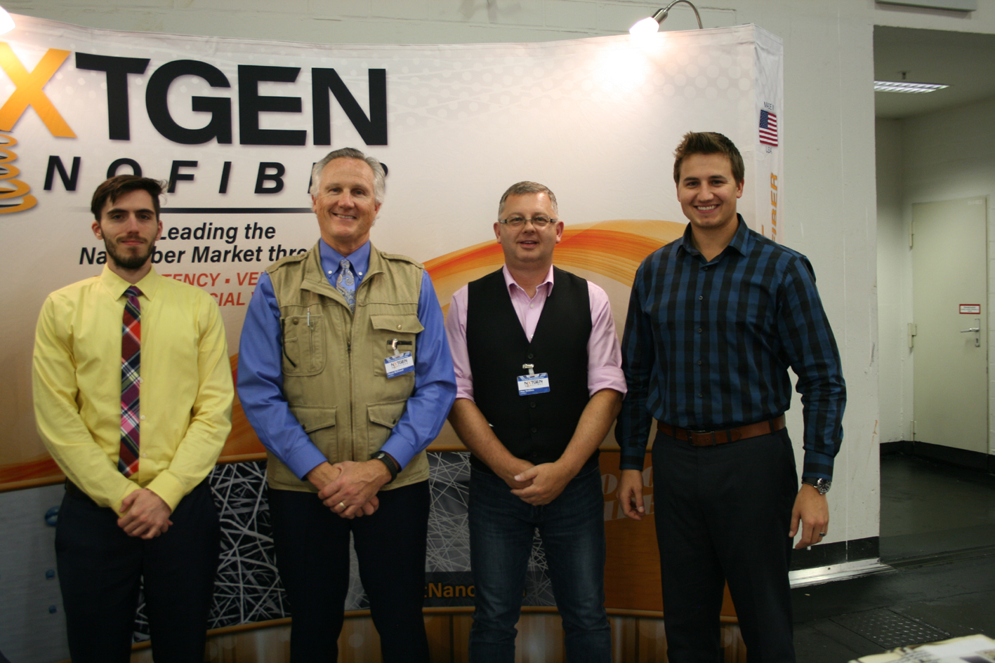 The Nxtgen team – a new name in nanofibres.