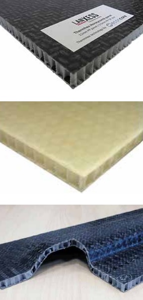 Composite honeycomb sandwich panels