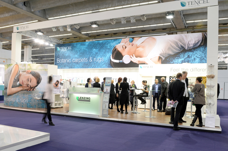 Lenzing booth at Heimtextil 2017