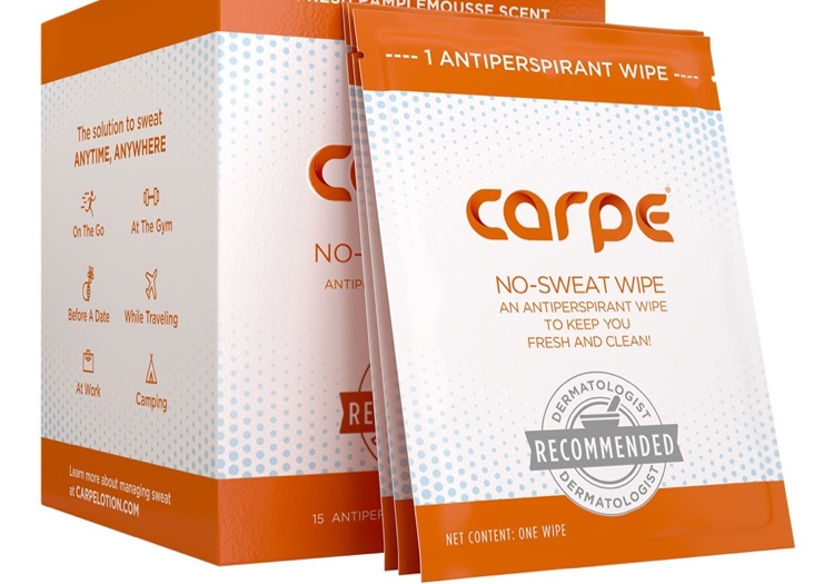 US firm launches antiperspirant wipe
